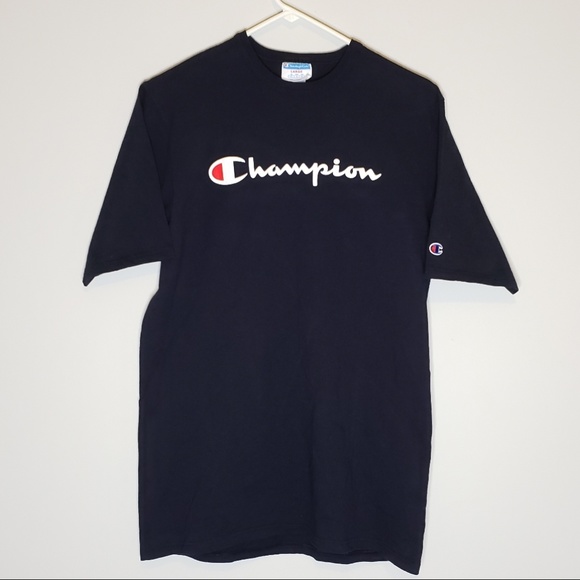 champion shirt dark blue